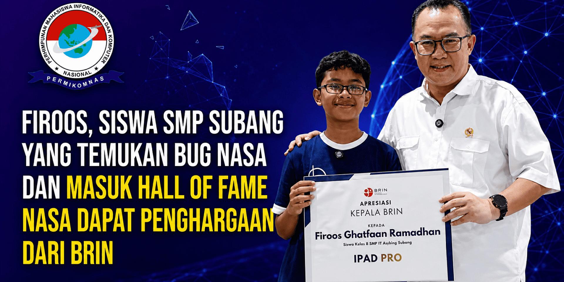 Pelajar SMP Indonesia Temukan Celah Keamanan NASA - Tunjukkan Etika dan Prestasi Global