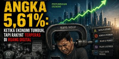 MENOLAK TERLENA ANGKA 5,61%: KETIKA EKONOMI TUMBUH, TAPI RAKYAT TERPERAS DI RUANG DIGITAL