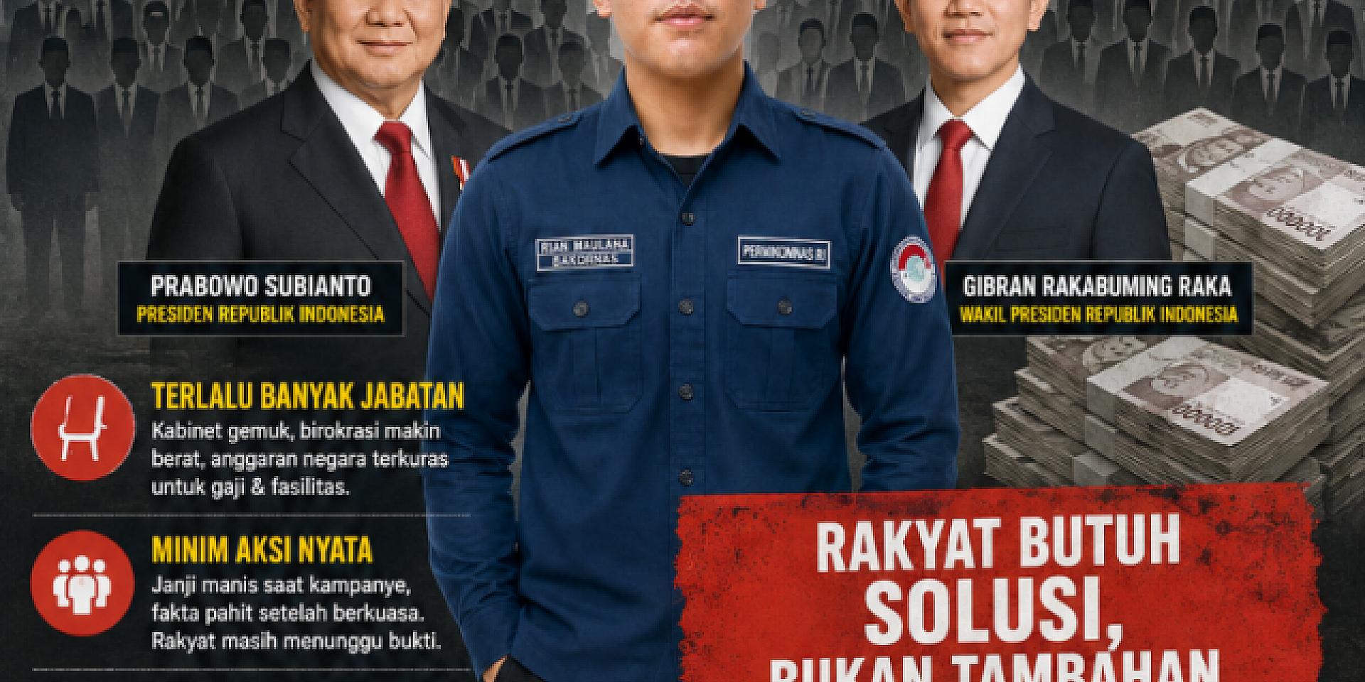 KABINET OBESITAS [ Gemuk Jabatan, Kurus Prestasi ]